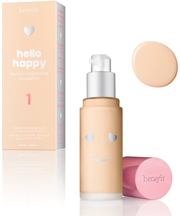 Benefit Hello Happy Flawless Brightening Foundation SPF15