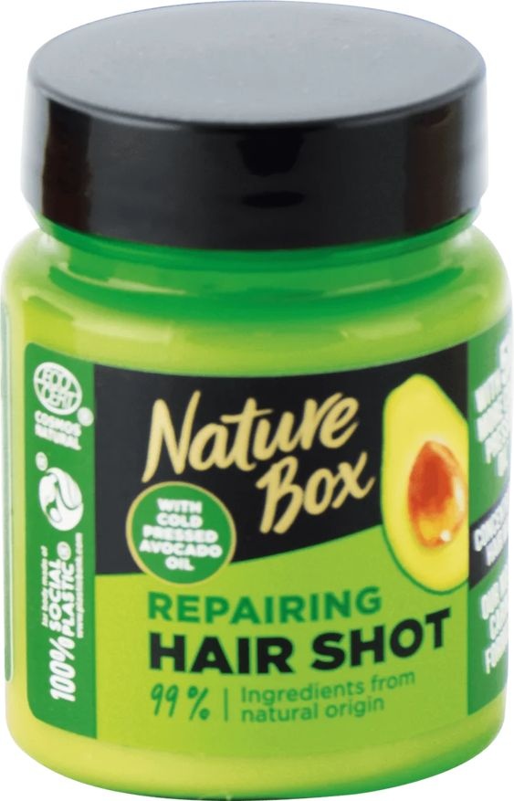 Nature Box Avocado regenerační kúra na vlasy s avokádovým olejem