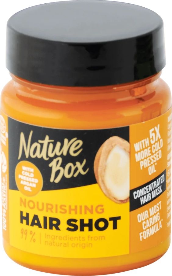 Nature Box Argan vyživující kúra na vlasy s arganovým olejem