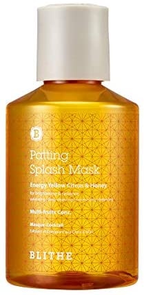 BLITHE Patting Splash Mask Energy Yellow Citrus & Honey pleťová maska