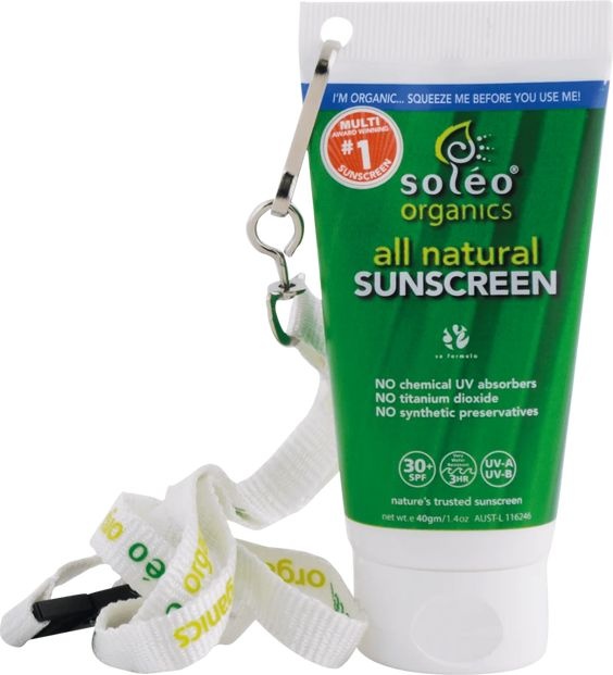 Soléo Organics All Natural Sunscreen opalovací krém SPF30+