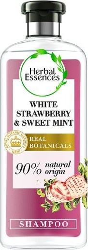 Herbal Essences 90% Natural Origin šampon na vlasy White Strawberry & Sweet Mint