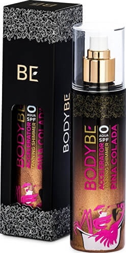 BodyBe Opalovací voda SPF 0 Piña Colada