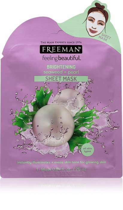 Freeman Feeling Beautiful Brightening maska s výtažky z mořských řas