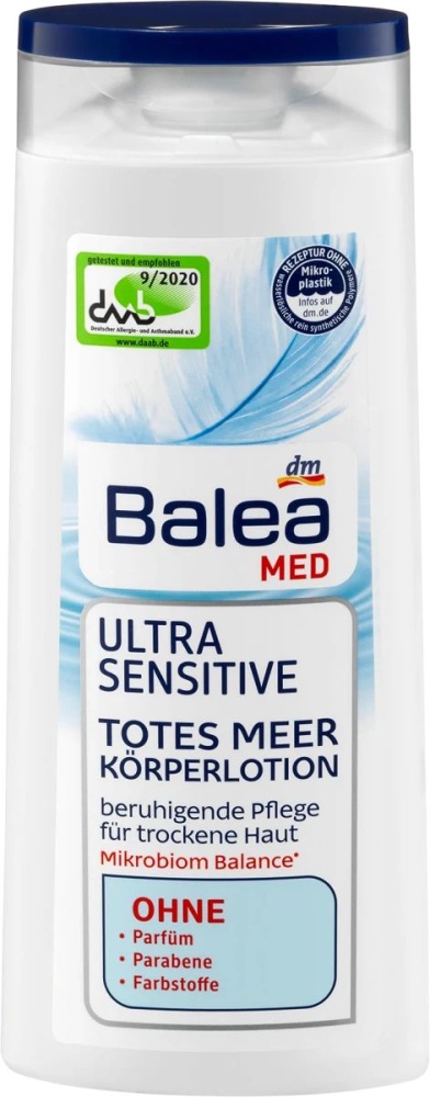 Balea MED Tělová emulze se solí z Mrtvého moře Ultra Sensitive
