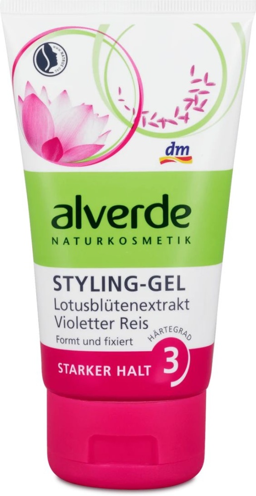 Alverde Gel na vlasy lotos fialová rýže