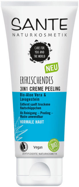 Sante Osvěžující krémový peeling 3v1