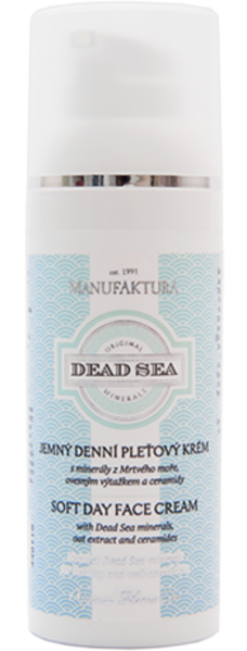 Manufaktura jemný denní hydratační pleťový krém Mrtvé moře