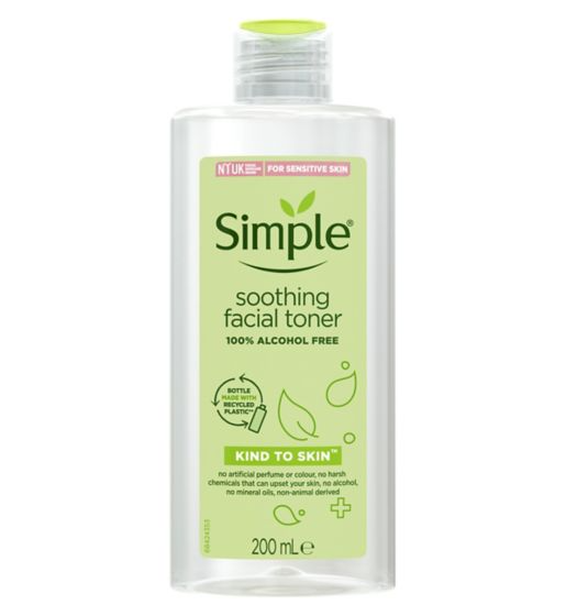 Simple Kind to Skin Alcohol Free Soothing Facial Toner