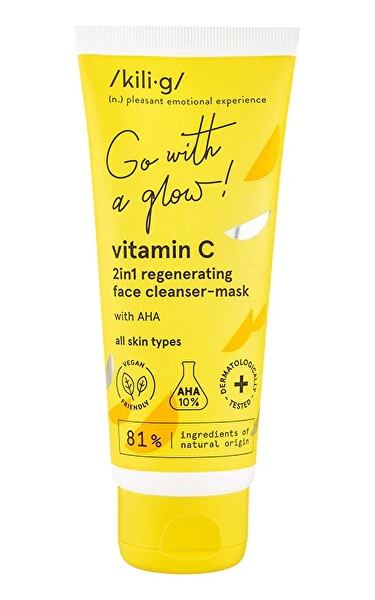 Kilig Vitamin C 2in1 Regenerating Face Cleanser-mask