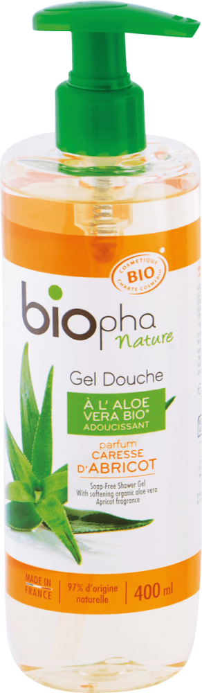 Biopha Sprchový gel meruňka s Aloe vera