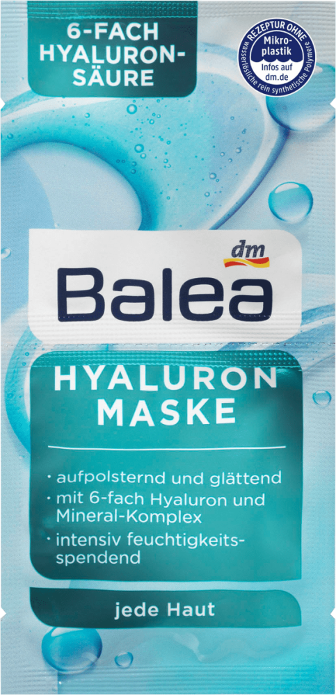 Balea Hyaluronová pleťová maska
