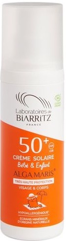 Laboratoire Biarritz Alga Maris krém na oplování pro děti SPF50+