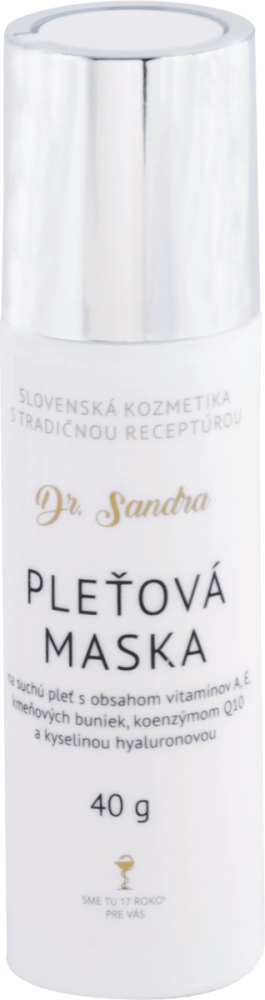 Dr. Sandra Pleťová maska na suchou pleť