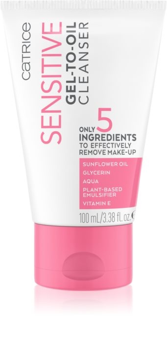 Catrice Sensitive Gel-to-Oil čistící a odličovací balzám