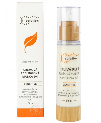 Kvitek Solution Krémová Peelingová Maska 2v1 Sensitive