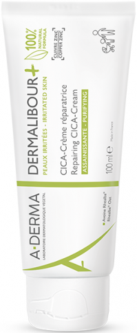 A-Derma Purifying Repairing Cica-cream Dermalibour + reparační krém