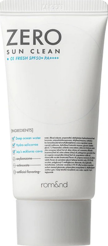 Romand Zero Sun Clean SPF 50+ Pa++++