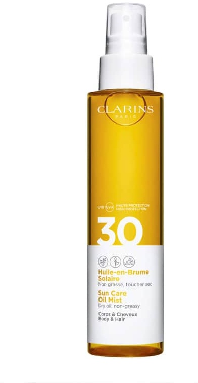 Clarins Sun Care Oil Mist pro tělo a vlasy SPF30