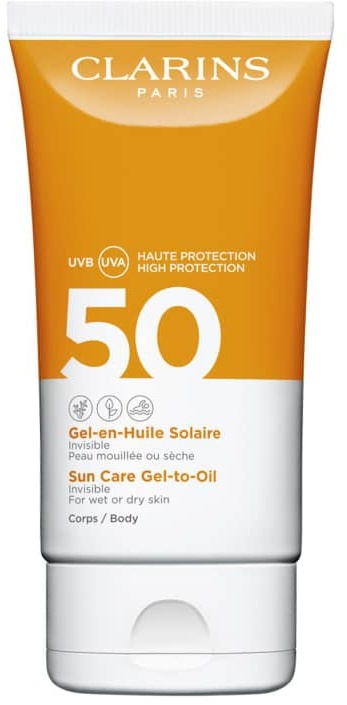 Clarins Sun Care Body Gel-to-Oil SPF50+