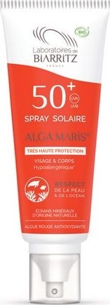 Laboratoire Biarritz Alga Maris Spray Solaire Sprej na opalování SPF 50+