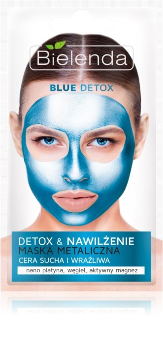 Bílenda Metallic Masks Blue Detox