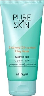 Oriflame Pure Skin 5 Minute Oil-Control jílová maska