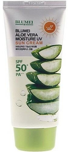 Blumei Aloe Vera Moisture UV Sun Cream Ochranný opalovací krém na obličej SPF 50+PA+++