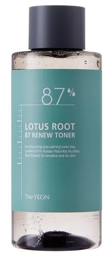 The Yeon Lotus Root 87 Renew Toner Hydratační tonikum