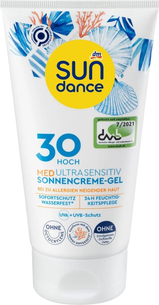 SUNDANCE Krémový gel na opalování Med Ultra Sensitive SPF 30
