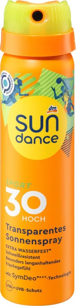 SUNDANCE Transparentní sprej na opalování Sport SPF 30