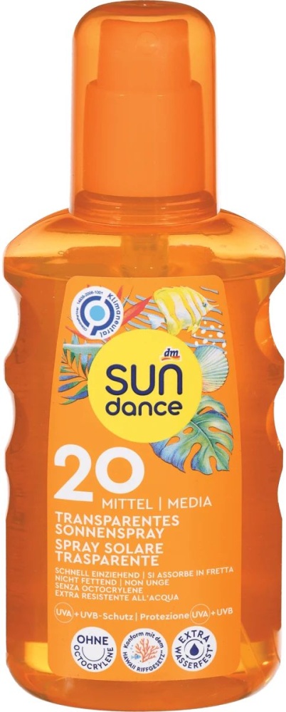SUNDANCE Transparentní sprej na opalování SPF 20