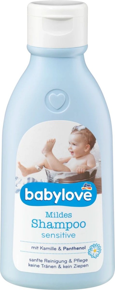 Babylove Jemný šampon sensitive s heřmánkem a pantenolem