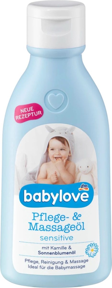 Babylove Pečující a masážní olej Sensitive
