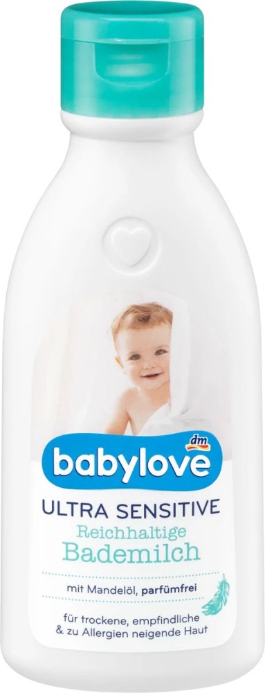 Babylove Výživné mléko do koupele Ultra Sensitive