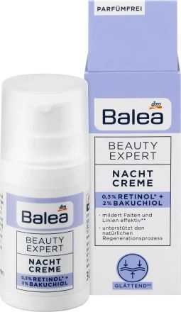 Balea Noční krém Beauty Expert s 0,3% Retinol + 2% Bakuchiol