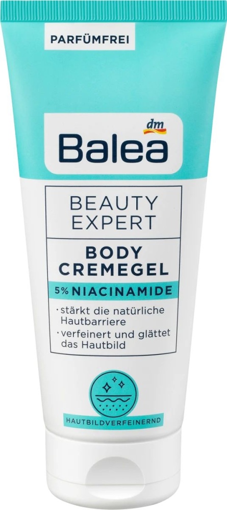 Balea Tělový krémový gel Beauty Expert s 5% niacinamidu