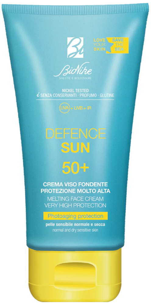 BioNike Defence Sun Melting Face Cream Opalovací krém na obličej SPF50+