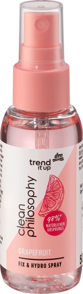 trend !t up Fixační sprej clean philosophy Fix & Hydro Grapefruit