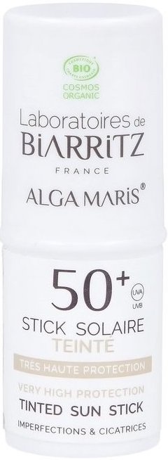 Laboratoires de Biarritz Alga Maris Tinted Sun Stick Opalovací tyčinka SPF50