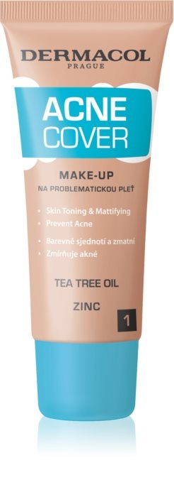 Dermacol Acne Cover Zklidňující make-up s čajovníkovým olejem