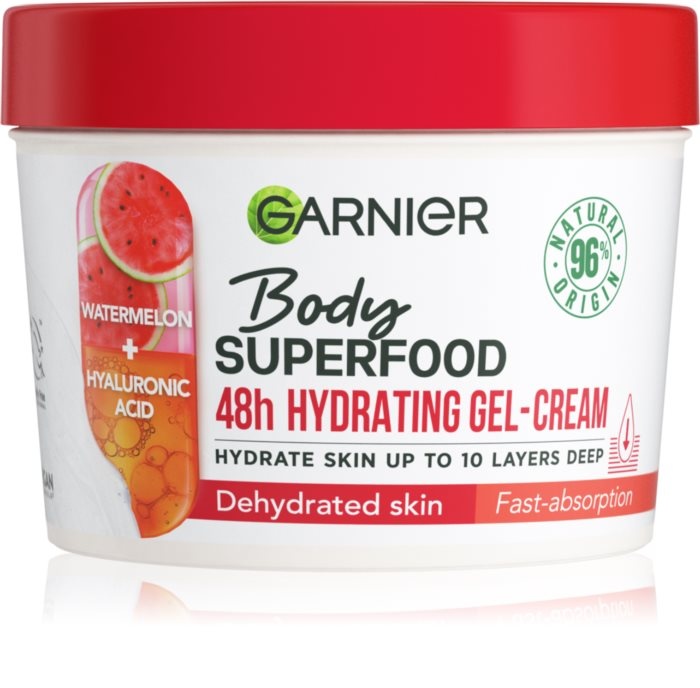 GARNIER Body Superfood Hydratační tělový gel-krém 48h Meloun
