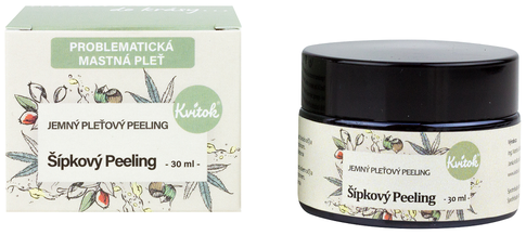 Kvitek Šípkový peeling na problematickou a mastnou pleť