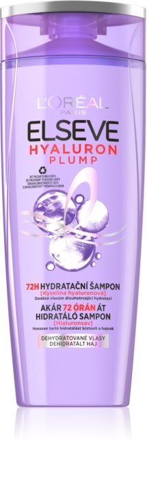 L'Oréal Paris Elseve Hyaluron Plump 72H Hydratační šampon na vlasy