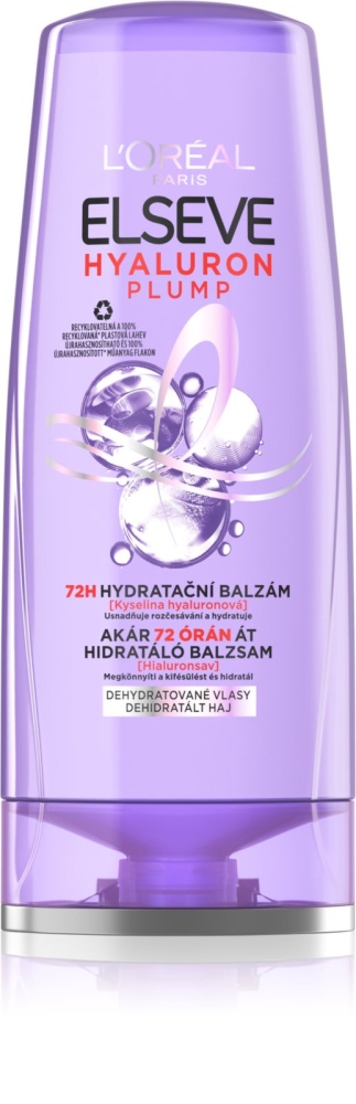 L'Oréal Paris Elseve Hyaluron Plump 72H Hydratační balzám na vlasy