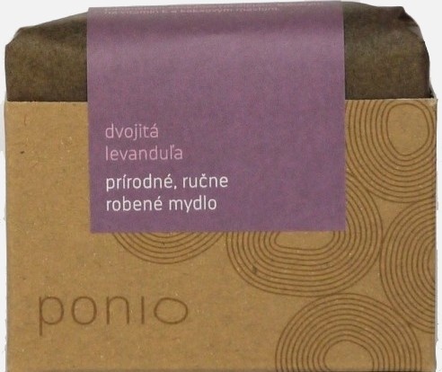 Ponio Dvojitá levandule přírodní mýdlo