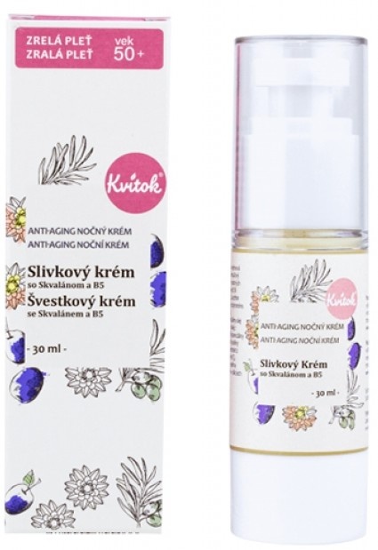 Kvitek Švestkový krém pro zralou pleť