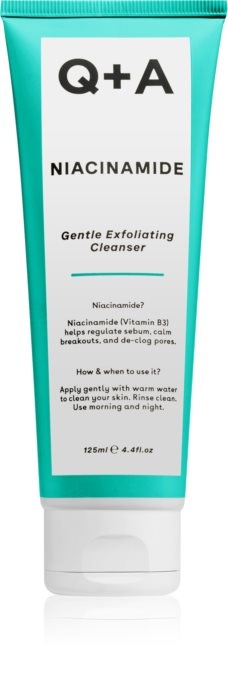 Q+A Niacinamide Gentle Exfoliating Cleanser Exfoliační čistič