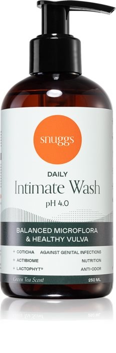 Snuggs Intimní mycí gel Green Tea pH 4.0 s vůní zeleného čaje