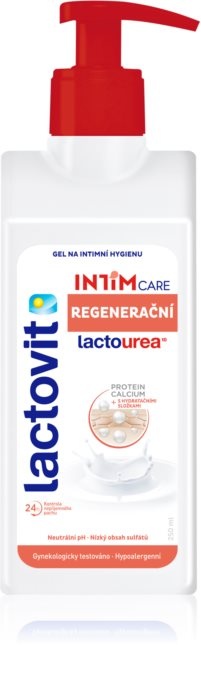 Lactovit Intimcare LactoUrea Gel pro intimní hygienu s regeneračním účinkem